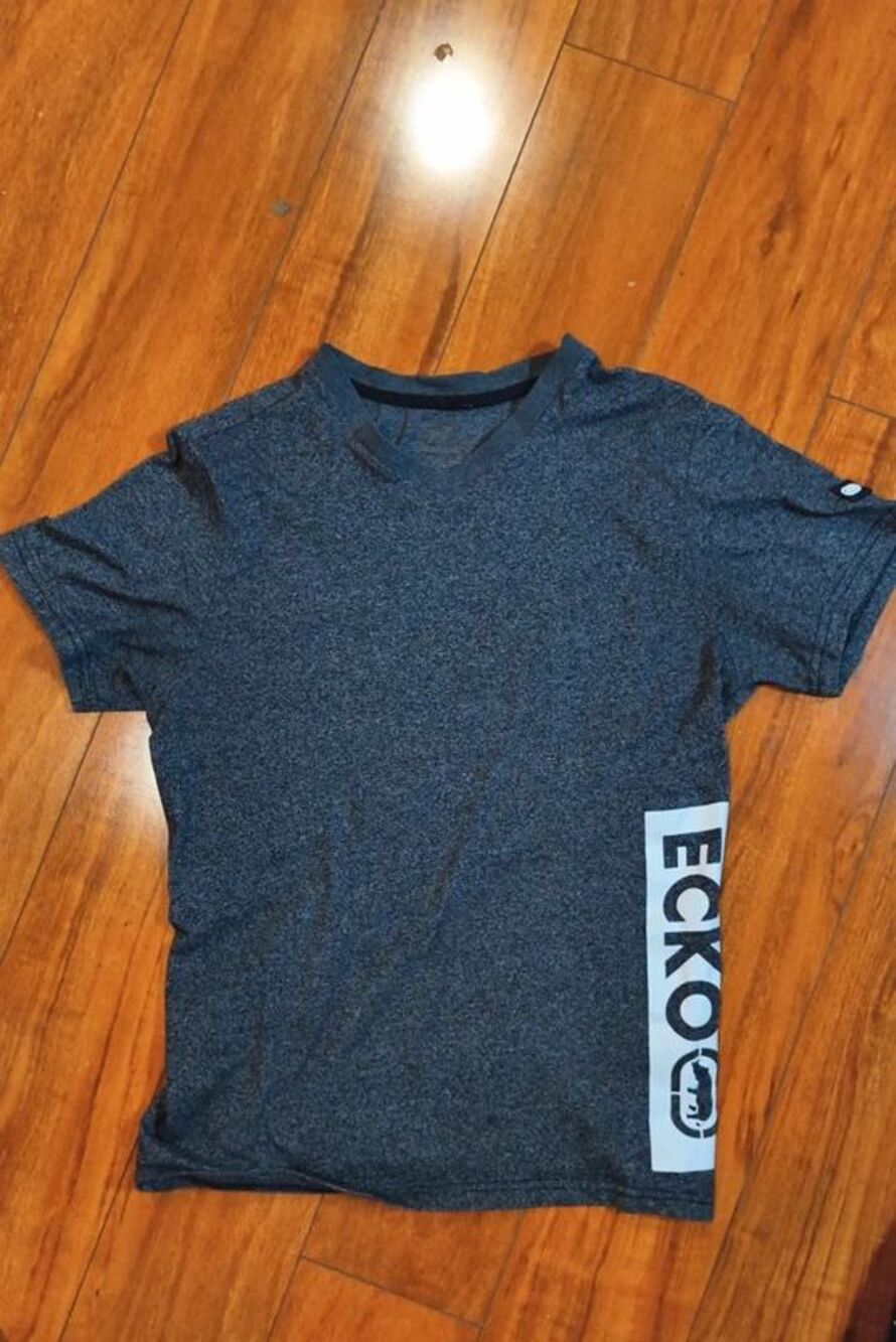 Ecko Unltd. Men's Heathered V-Neck Graphic T-Shirt